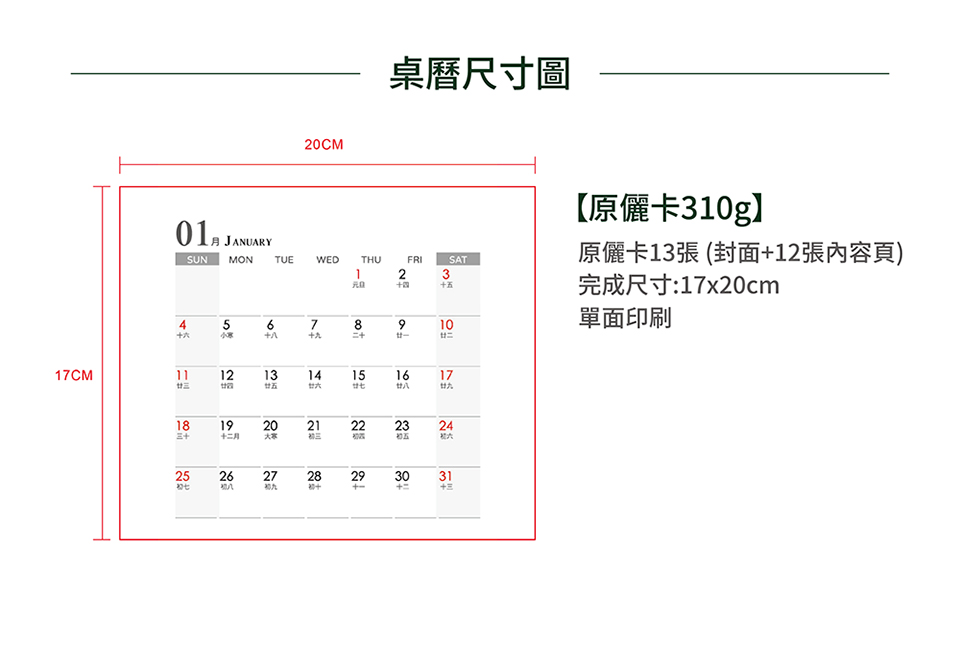 尺寸及刀模示意